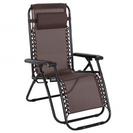 Relax Companion Recliner HM5095.13 67x145x110cm Brown-Black BROWN-BLACK