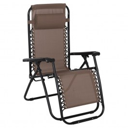 Relax Companion Recliner HM5095.14 67x145x110cm Champagne-Black BLACK-CHAMPAGNE