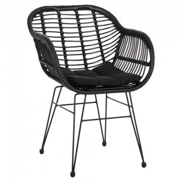 Allegra Armchair HM5450.32 58x59x82cm Black