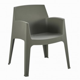 Polypropylene Armchair Sleek HM6370.05 68x63x82.5cm Dark Olive OLIVE