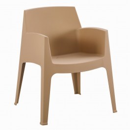 Polypropylene Armchair Sleek HM6370.03 68x63x82.5cm Cappuccino CAPPUCCINO