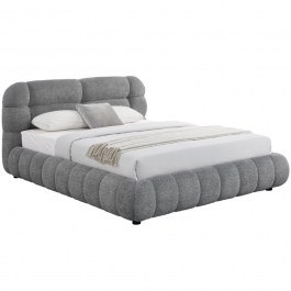 Bed Molen HM730.01 With Storage Space 188x235x105cm For Mattress 160x200cm Grey GREY