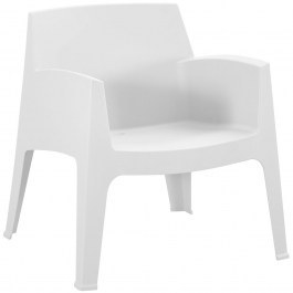 Armchair Lounge Sleek HM6365.01 62x68x73cm White WHITE