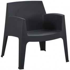 Armchair Lounge Sleek HM6365.02 62x68x73cm Black BLACK