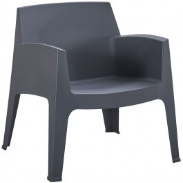 Armchair Lounge Sleek HM6365.10 62x68x73cm Grey GREY