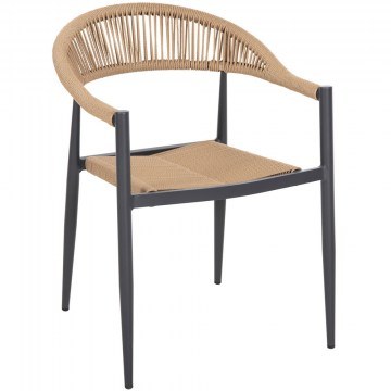 Πολυθρόνα Gret HM5854.02 56x55,5x78cm Anthracite-Beige