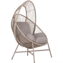 Πολυθρόνα - Φωλιά Ruler HM6506.02 90x85x154cm Mocha-Grey MOCHA