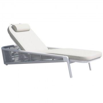 Ξαπλώστρα Xantion ΗM6475.02 210x75x92cm Ivory-Beige