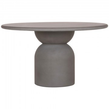 Τραπέζι Kazvin HM6582.01 Φ130x73cm Grey
