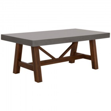 Τραπέζι Maeve HM6575.01 200x100x75cm Grey