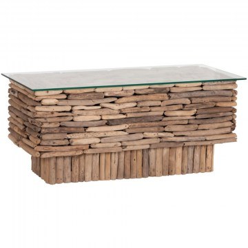 Τραπέζι Σαλονιού Sparrow HM18366 105x45x47cm Natural