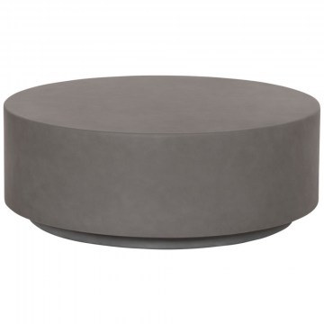 Τραπέζι Σαλονιού Kyoko HM6579.01 Φ90x30cm Grey