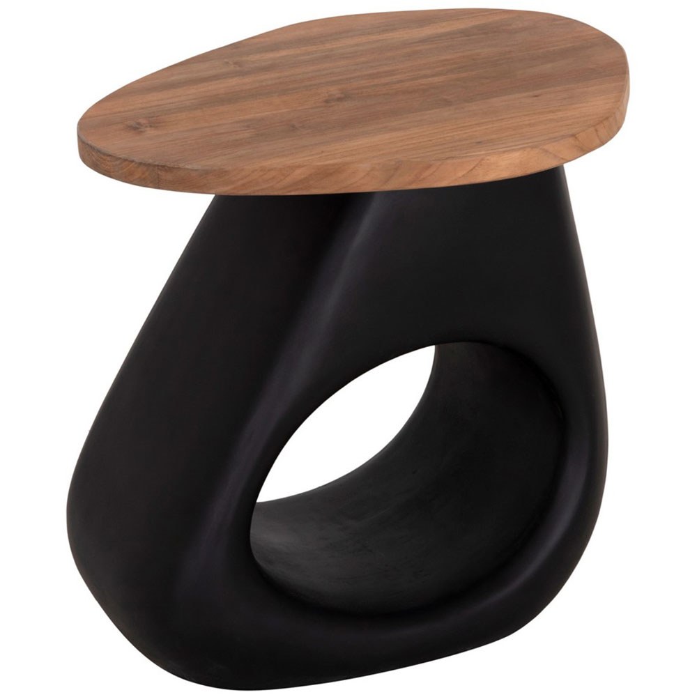 Τραπεζάκι Βοηθητικό Aida HM4692.01 47x60x59cm Natural-Black