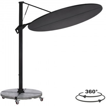 Ομπρέλα Με Βάση Cannopy HM21285.01 Φ220cm Pencil Grey