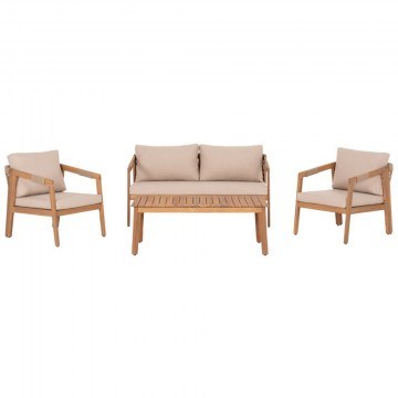 Σαλόνι Κήπου Savanna (Σετ 4Τμχ) HM6442 Natural-Beige