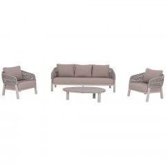 Σαλόνι Κήπου Mahal (Σετ 4Τμχ) HM6424.02 Cream-Beige