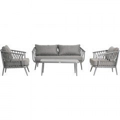 Garden Lounge Willa (Set 4Pcs) HM6505.01 Grey