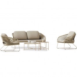 Σαλόνι Κήπου Vermont (Σετ 5Τμχ) HM6504.02 Beige BEIGE