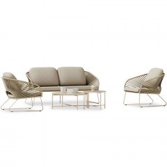 Garden Lounge Vermont (Set 5Pcs) HM6504.02 Beige