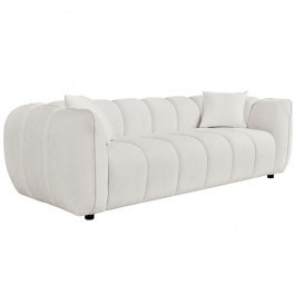 Καναπές Τριθέσιος Lykke HM3323.02 229x89x70cm Ecru ECRU