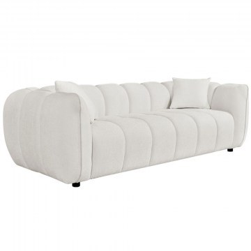 Καναπές Τριθέσιος Lykke HM3323.02 229x89x70cm Ecru