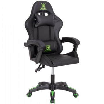 Πολυθρόνα Gaming Darren HM1203.03 58,5x100x112/120cm Black-Green