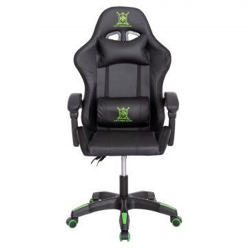 Πολυθρόνα Gaming Darren HM1203.03 58,5x100x112/120cm Black-Green