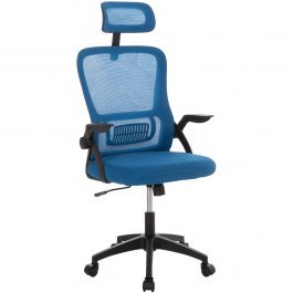Καρέκλα Γραφείου Blazer HM1205.03 60x58x110/130cm Blue-Black BLUE