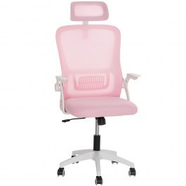 Καρέκλα Γραφείου Blazer HM1205.04 60x58x110/130cm Pink-White PINK