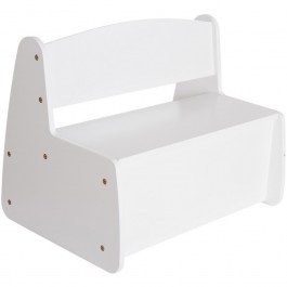 Children's Bench With Storage Space Ricki HM18342.03 63x43x47cm White WHITE