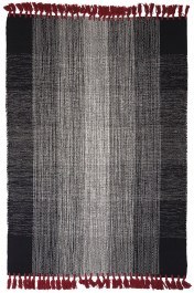 Carpet Urban Cotton Kilim Tessa Dalia Black-Red Royal Carpet BLACK-RED