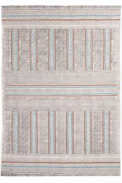 Χαλί Lotus Cotton Kilim 421 Grey-Beige Royal Carpet