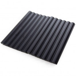 Πάνελ Τοίχου Εσωτερικού & Εξωτερικού Χώρου Fusion 06 3D Πηχάκια 15x290cm Black Royal Carpet BLACK