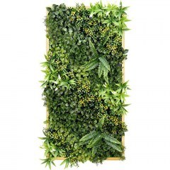 Κάθετος Κήπος Διακοσμητικός Με Κορνίζα ArtGrass 03 50x100cm Green-Yellow Royal Carpet