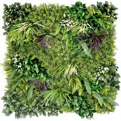 Κάθετος Κήπος Διακοσμητικός ArtGrass 02 100x100cm Green-Multi Royal Carpet