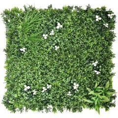 Κάθετος Κήπος Διακοσμητικός ArtGrass 03 100x100cm Green-White Royal Carpet