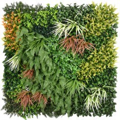 Κάθετος Κήπος Διακοσμητικός ArtGrass 05 100x100cm Green-Multi Royal Carpet