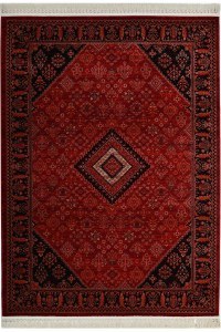 Σετ Χαλιά Κρεβατοκάμαρας 3Τμχ. Afgan 306A D.Red-Black Royal Carpet