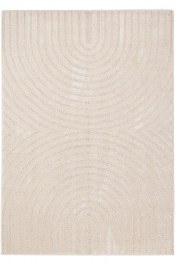 3 Piece Bedroom Carpet Set Jazz 8101A White 67X500 Royal Carpet CREAM