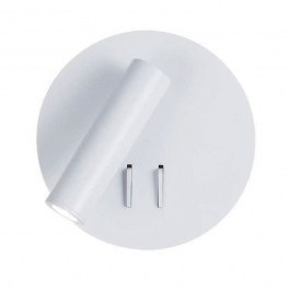 Φωτιστικό Τοίχου-Απλίκα Led Round Moby 4188200 White Viokef WHITE