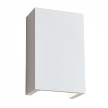 Wall Lamp Rectangle Ceramic 4097100 White Viokef