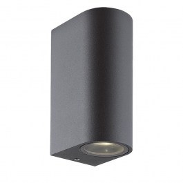 Wall Lamp Round Tilos 4099600 2-L H150 Anthracite Viokef ANTHRACITE