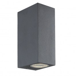 Wall Lamp Sq Tilos 4099400 2-L Anthracite Viokef ANTHRACITE