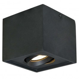 Ceiling Light - Spot Arion 4260901 GU10 L:100XH:88 Square Black Viokef BLACK