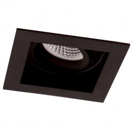 Φωτιστικό Οροφής - Σποτ Χωνευτό Artsi 4208001 10x10x4cm Black Viokef BLACK