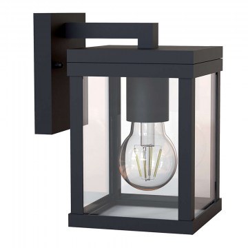 Wall Lamp Keros 4254900 L:127 X H:210 Black Viokef