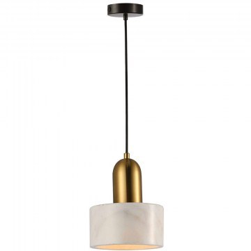 Ceiling Lamp Marble 4266100 15x140cm 1xE27 60W White-Gold Viokef