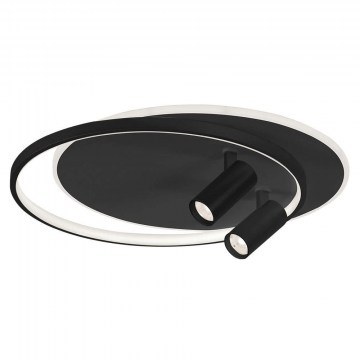 Ceiling Lamp Smart 4265500 55x11,5cm Led 3386Lm 61W 3000K Black Viokef