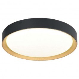 Φωτιστικό Οροφής - Πλαφονιέρα Spirit 4271101 35x7,4cm Led 1800W 24W 3000K Black Viokef BLACK