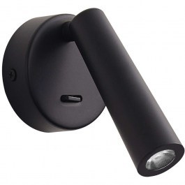 Φωτιστικό Τοίχου-Απλίκα Mystery 4271300 7,5x12,2cm Led 225lm 3W Black Viokef BLACK